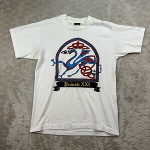 VTG Pennsic XXI Celtic Design Shirt - Sz M - Stained Singled Stitch See Pics